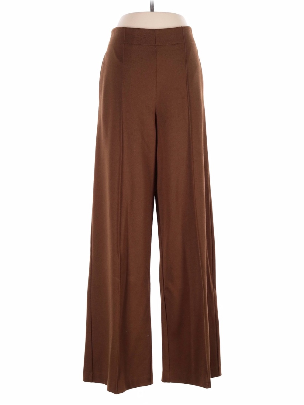 High-Rise Wide Leg Trousers in tobacco